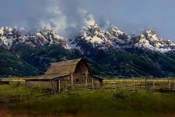 Moulton Barn, Jackson Hole Valley by Bruce Cheever (1 of 1)