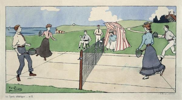 LES SPORTS ATHLETIQUES / TENNIS…HARRY ELIOTT (1 of 1)