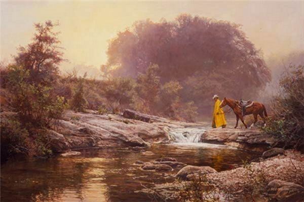 Bob Wygant - Pale Morning Mist: Bob Wygant - Pale Morning Mist Giclee on Canvas, Open Edition Dimensions: 12 x 9 Edition Size: Open