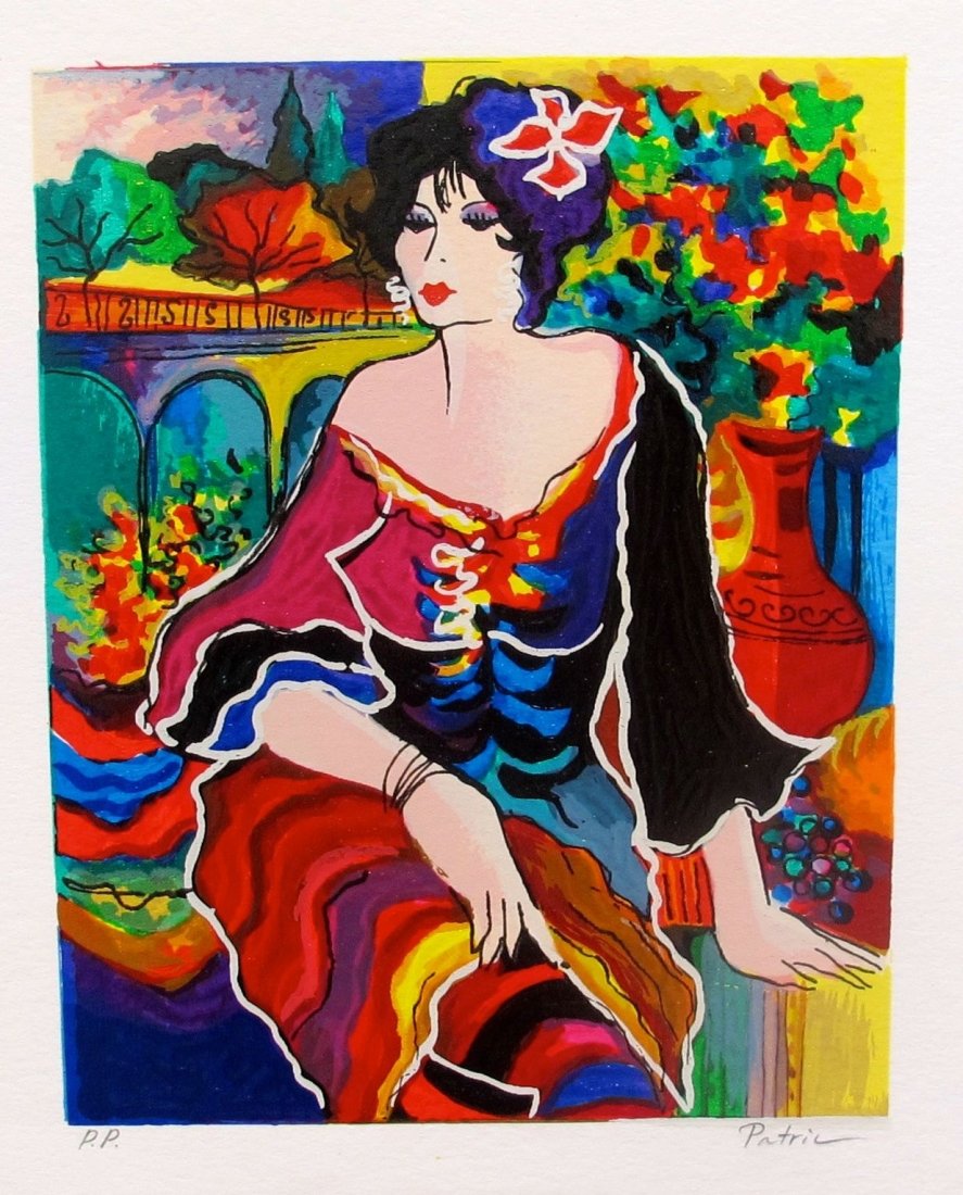 Patricia Govezensky "Flower Shop” Hand Signed Limited (1 of 1)