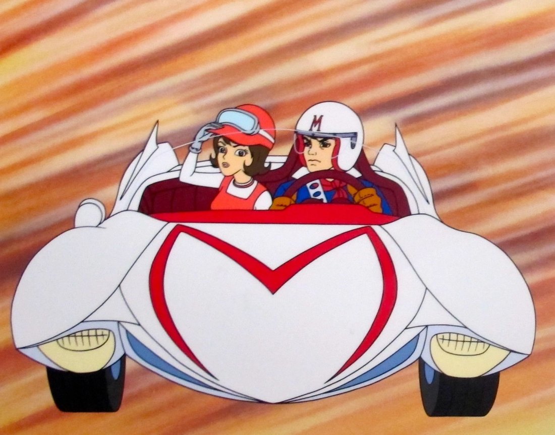 Speed Racer & Trixie Driving Limited Edition Sericel