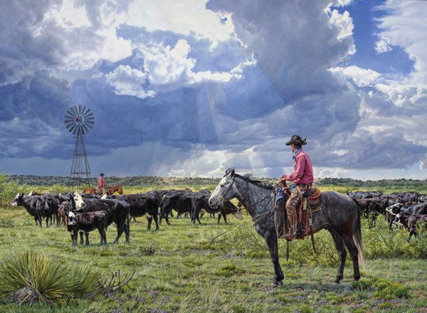 Tim Cox - Maybe It Will Be a Good Year: Tim Cox - Maybe It Will Be a Good Year Giclee on Canvas - Artist Proof Dimensions: 22 x 30 Edition Size: 15