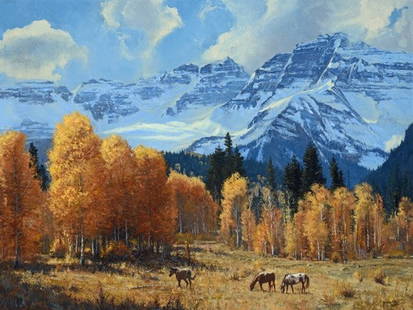 Robert Peters - Colorado: Robert Peters - Colorado Giclee on Canvas, Open Edition Dimensions: 12 x 16 Edition Size: Open