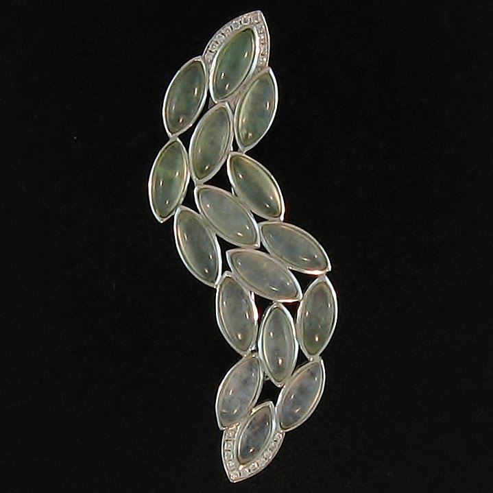 Burmese Ice Jade Pin (1 of 1)