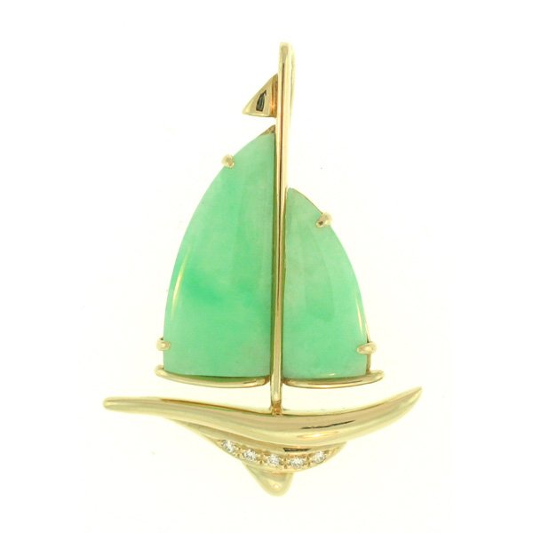 Burmese Green Jade Pendant (1 of 1)