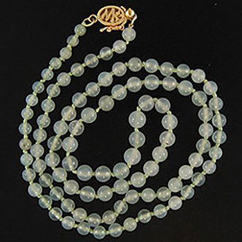 Burmese Ice Jade Necklace (1 of 1)