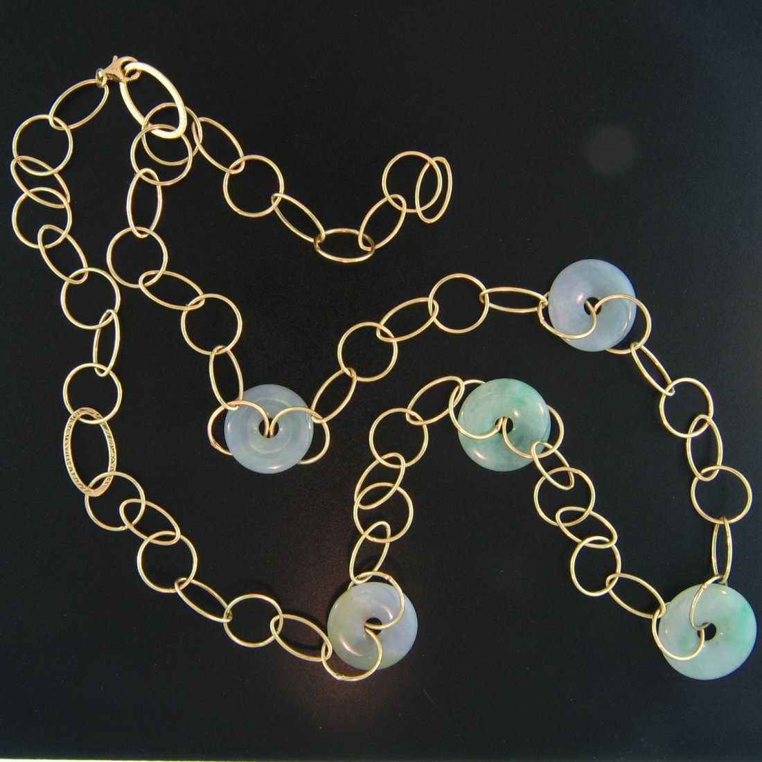 Burmese Green Jade Necklace (1 of 1)