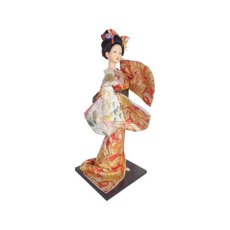 16"H Geisha Fan Dancer Doll (1 of 2)