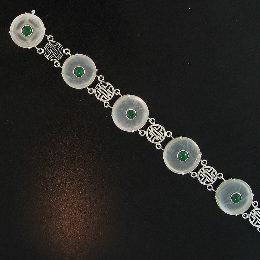Burmese Ice Jade Bracelet (1 of 2)