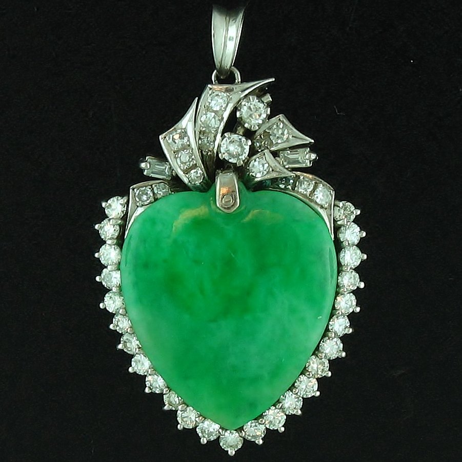 Burmese Green Jade Pendant (1 of 1)