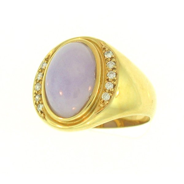 Untreated Lavender Jade Ring (1 of 1)