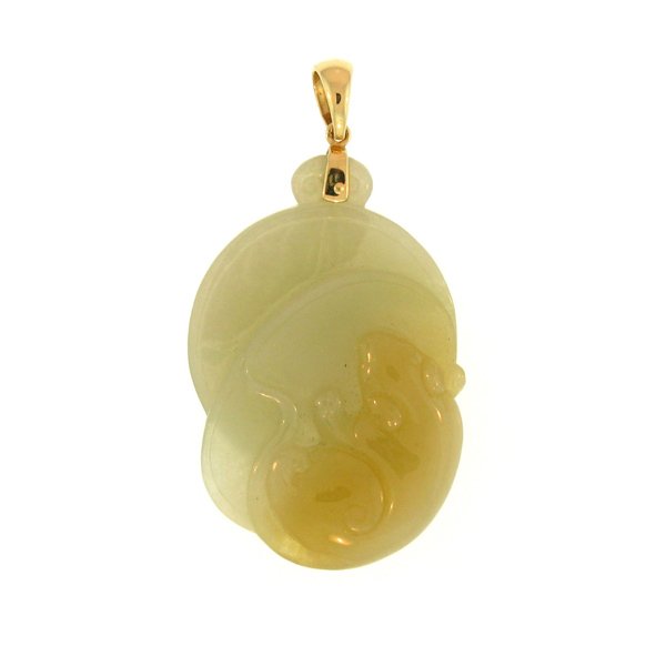 Jade Pendant: Yellow Jade Pendant