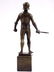 HANS KECK - BRONZE WARRIOR GLADIATOR STATUE - 6