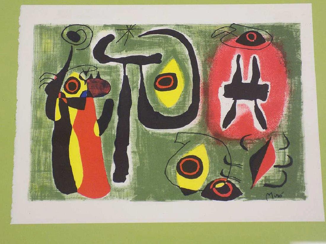 MIRO - ABSTRACT COLOR LITHOGRAPH (1 of 2)