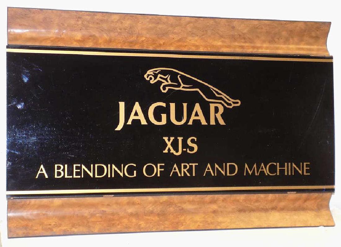JAGUAR XJS CAR AUTO DEALERSHIP ADVERTISING SIGN (1 of 1)