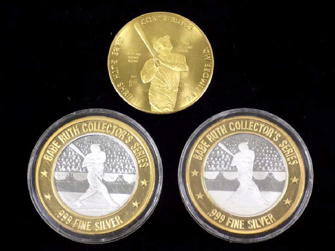 BABE RUTH COLLECTOR COINS LOT (1 of 4)
