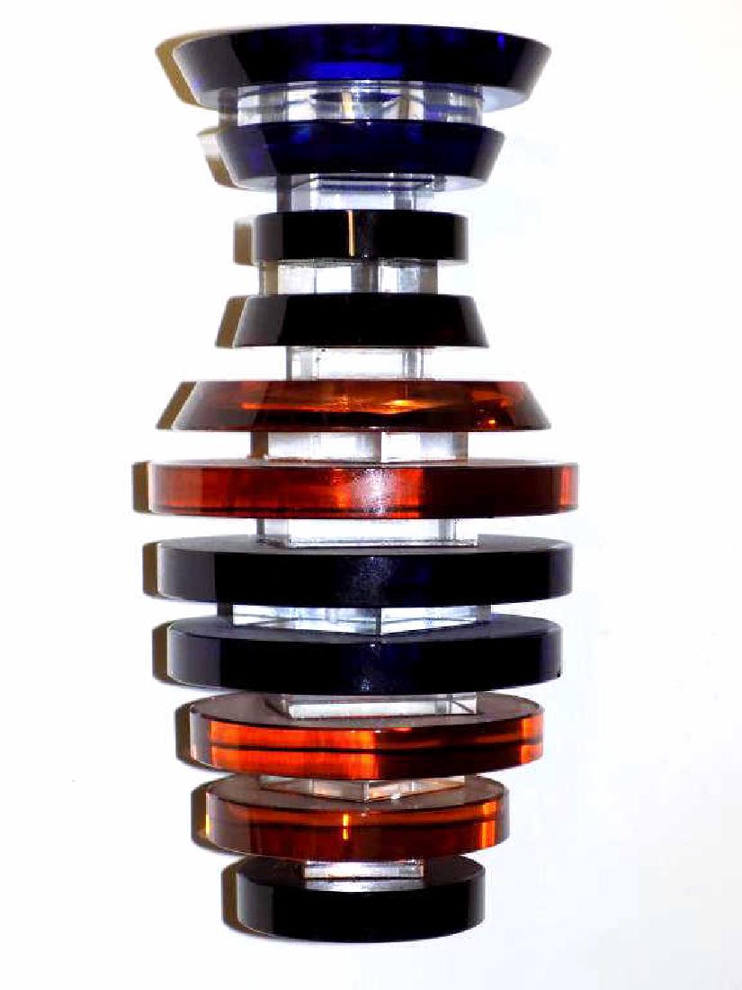 MIDCENTURY MODERNIST SKELETON ART GLASS (1 of 1)