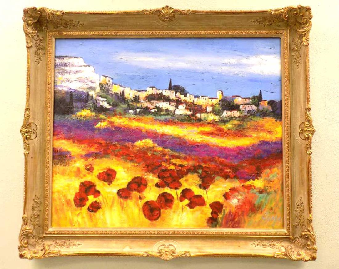 VAN GOGH STYLE IMPRESSIONIST LANDSCAPE PAINTING (1 of 3)