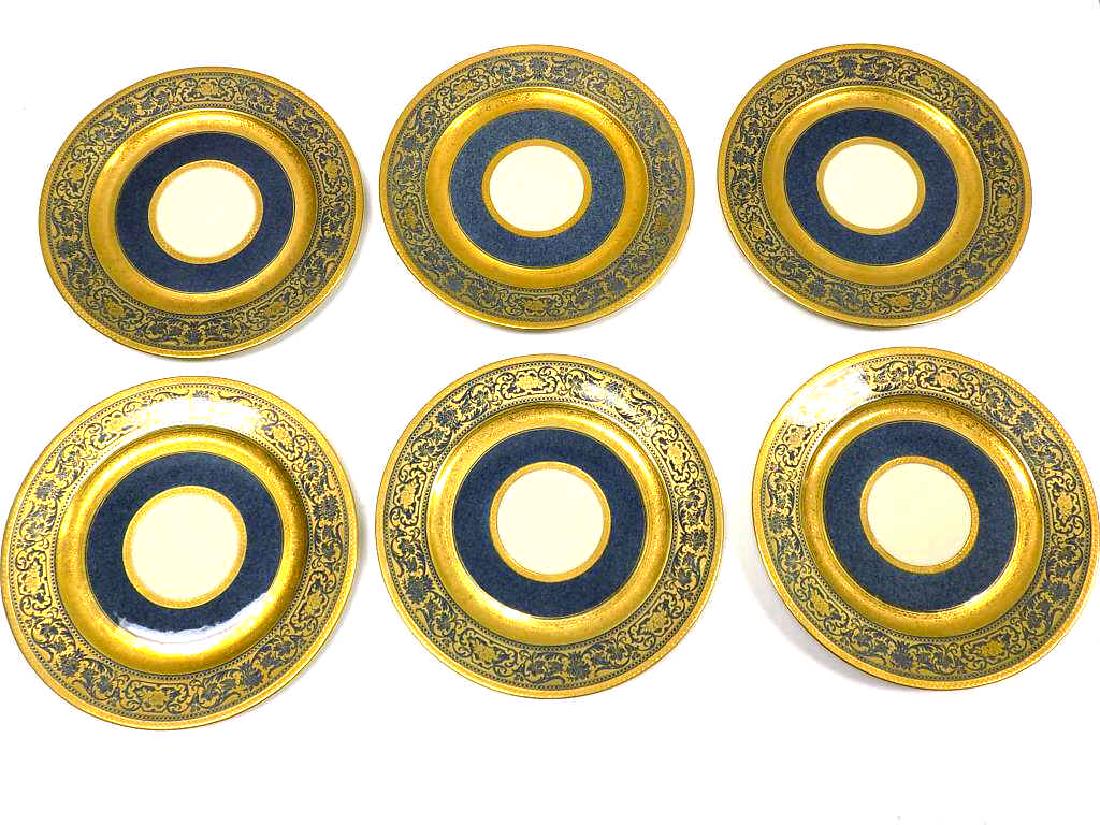 10 ROSENTHAL BAILEY BANKS BIDDLE GOLD PLATE SET (1 of 5)