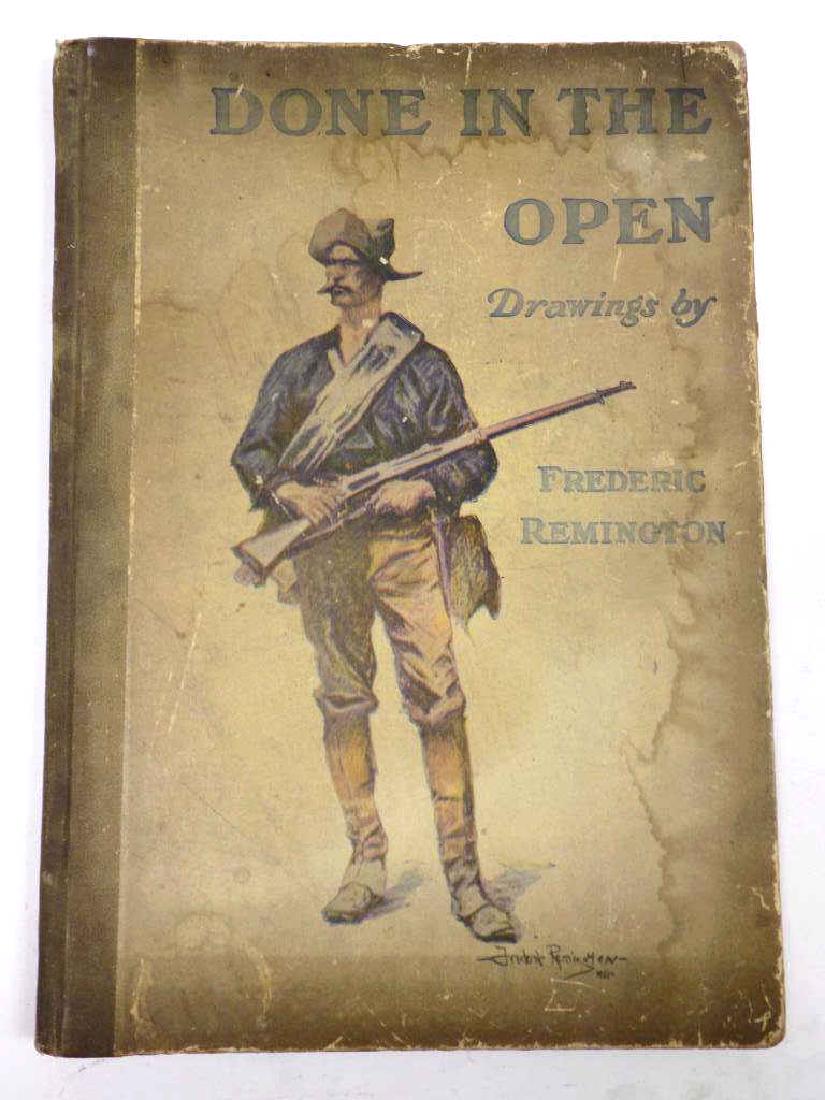 FREDERIC REMINGTON DONE IN THE OPEN DRAWINGS BOOK (1 of 3)