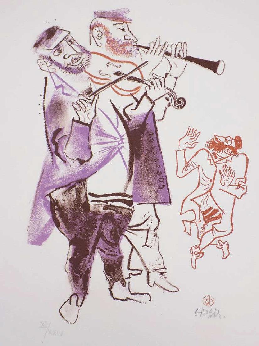 GROPPER - MUSICIANS SIGNED LITHOGRAPH (1 of 3)