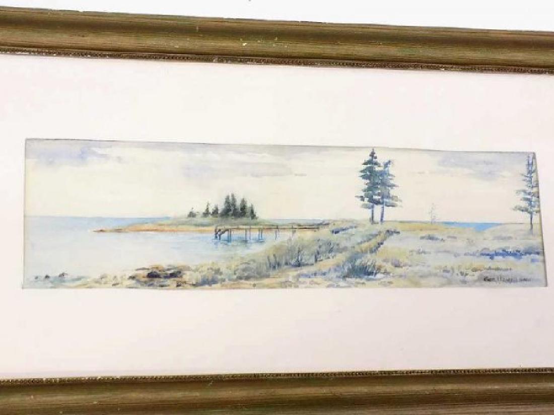GEORGE HOWELL GAY - COASTAL WATERCOLOR PAINTING (1 of 5)