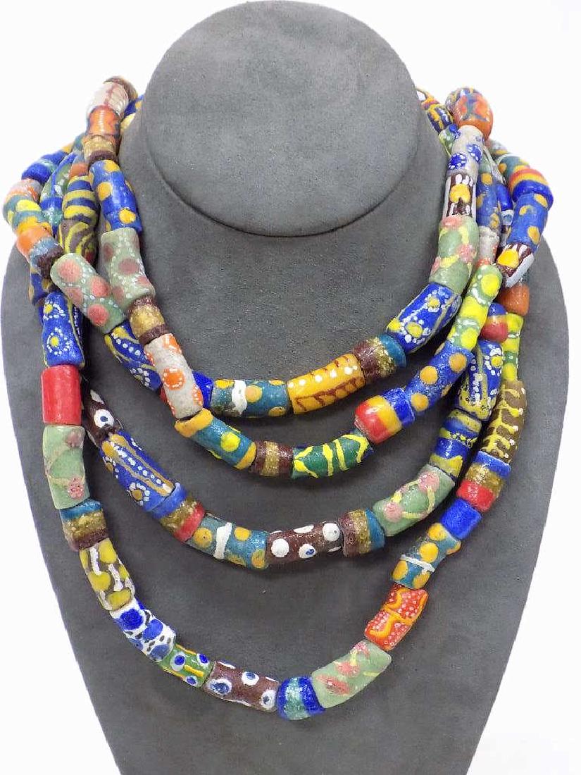 2 VENETIAN ISLANDS TRADE BEAD DOUBLE NECKLACES (1 of 3)