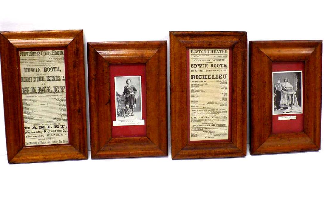 1860'S EDWIN BOOTH BROADSIDES EPHEMERA GROUP (1 of 5)