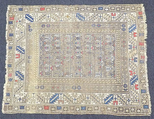 19TH CENTURY CAUCASIAN RUG / WALL TAPESTRY (1 of 2)