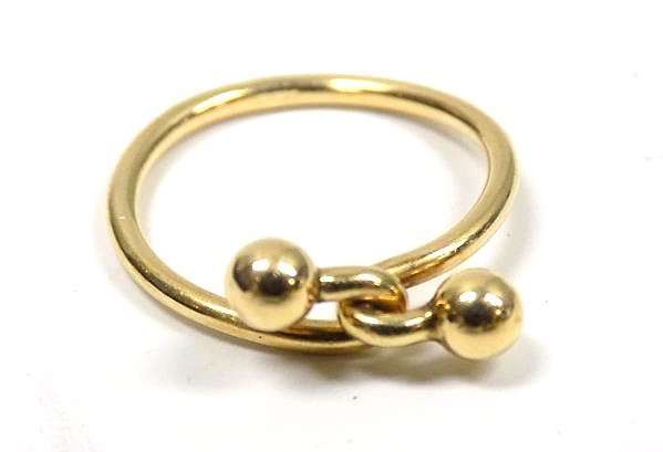 MODERNIST SOLID 14K YELLOW GOLD RING (1 of 1)