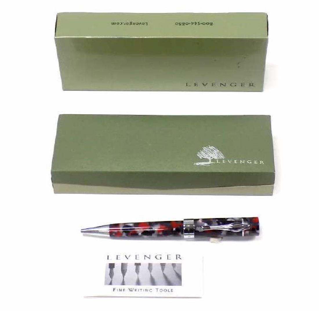 LEVENGER MARBLE MECHANICAL ROLLER BALL PEN (1 of 3)