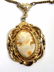VICTORIAN 9K ROSE GOLD CAMEO PENDANT