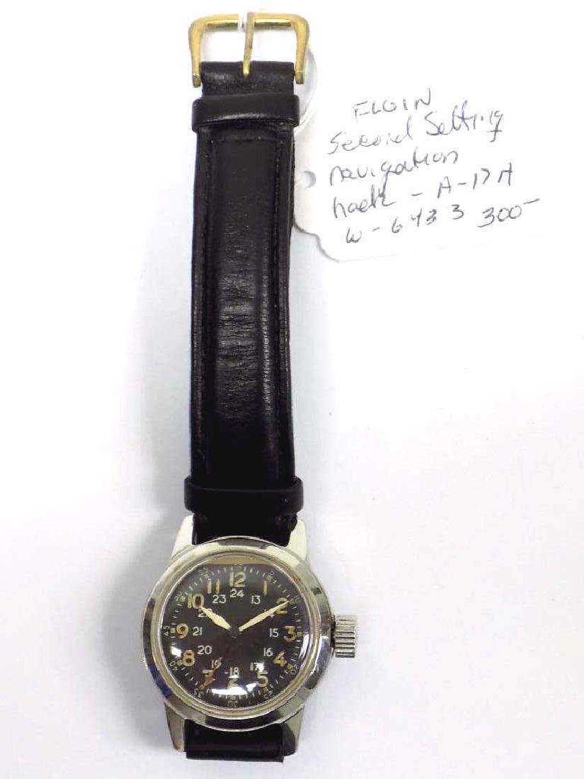 ELGIN A17A 2ND SETTING NAVIGATION MILITARY WATCH (1 of 3)