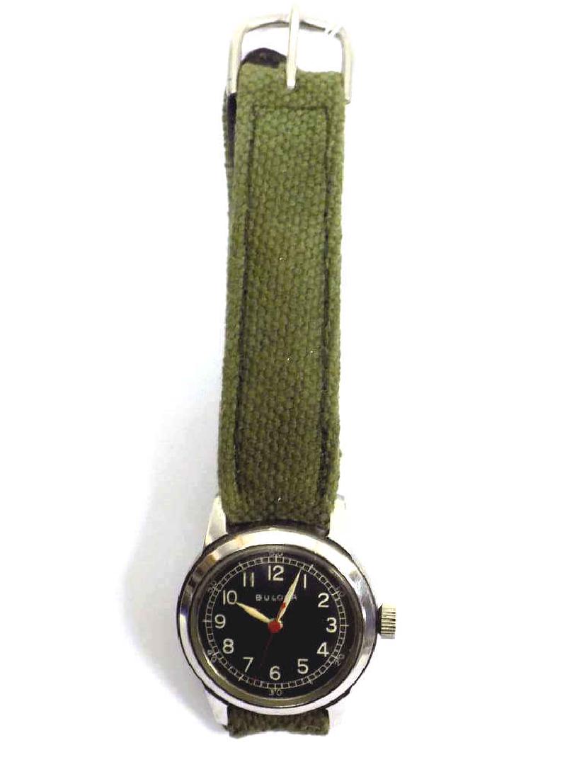 BULOVA U.S. MILITARY ISSUED 10AK WRISTWATCH (1 of 3)