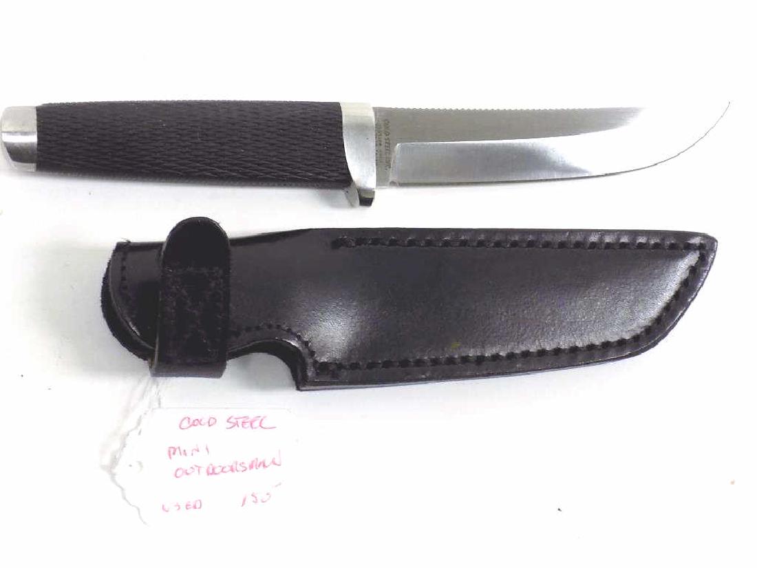 COLD STEEL MINI OUTDOORSMAN FIXED BLADE KNIFE (1 of 2)