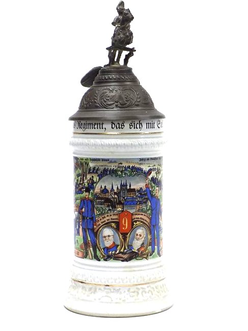 GERMAN REGIMENTAL MILITARY BEER STEIN (1 of 4)