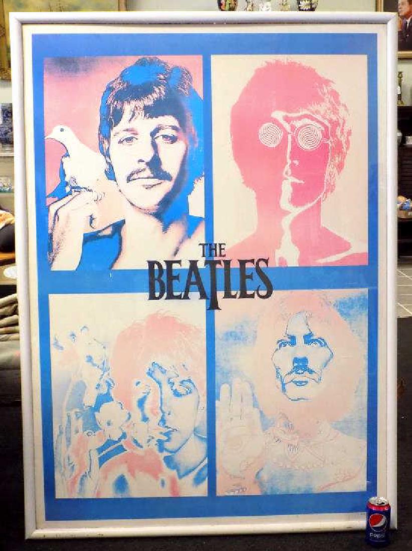 RICHARD AVEDON GIANT PSYCHEDELIC BEATLES POSTER (1 of 1)