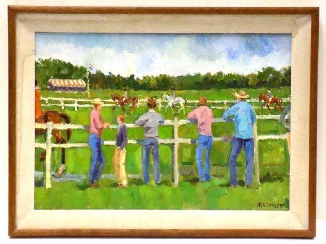 KURT SLUIZER - EQUESTRIAN HORSE SHOW PAINTING (1 of 4)