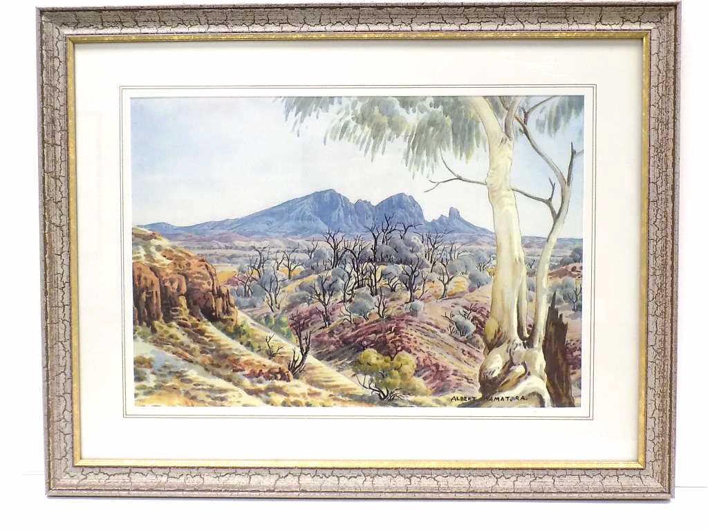ALBERT NAMATJIRA - SOUTHWEST LANDSCAPE PRINT (1 of 3)