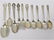 VICTORIAN STERLING SILVER FLATWARE LOT