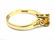 ART NOUVEAU 14K YELLOW GOLD CITRINE RING - 2