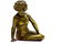 CLASSICAL NUDE MAIDEN AUSTRIAN GILT BRONZE