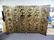 SUPERB CHINESE LACQUERED PAINTED 6 PANEL SCREEN