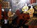 SUPERB CHINESE LACQUERED PAINTED 6 PANEL SCREEN - 6