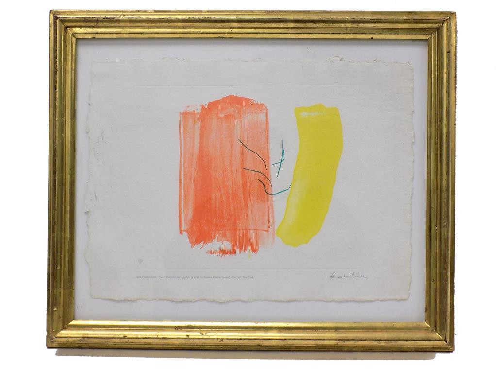 HELEN FRANKENTHALER - ABSTRACT SIGNED ETCHING (1 of 6)