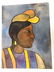 DIEGO RIVERA - LATIN AMERICAN GIRL WATERCOLOR