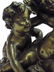 RAPHAEL PEYRE - BATAILLE DES FLEURS GILT BRONZE GROUP - 5