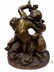 RAPHAEL PEYRE - BATAILLE DES FLEURS GILT BRONZE GROUP - 9