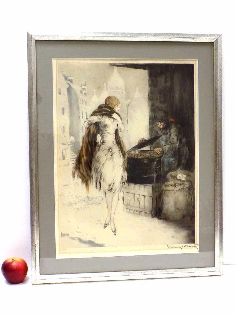 LOUIS ICART SIGNED ARTISTS EDITION LADY ETCHING (1 of 6)