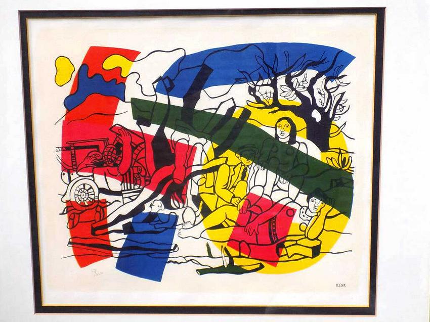 FERNAND LEGER - ARTIST PROOF FIGURES SILKSCREEN (1 of 3)